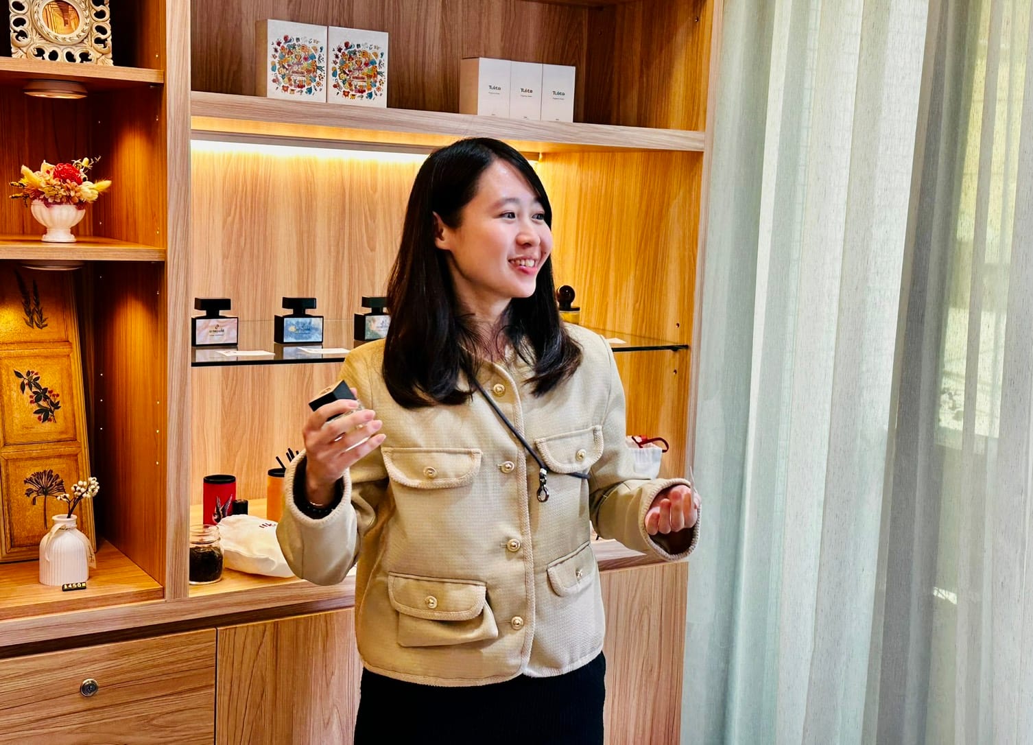 香緒 Aroma Story 創辦人 : Wendy。